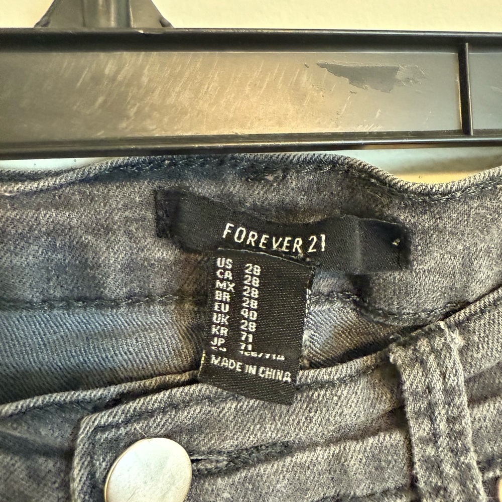 Women's Gray Jeans - Picture 4 of 5